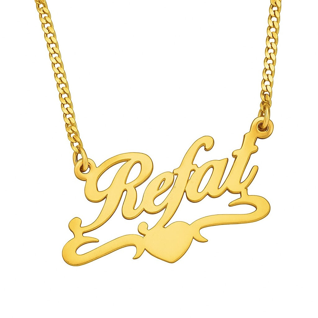 Beautiful Customized Name Necklace - Special Design By Jewels Al Arab