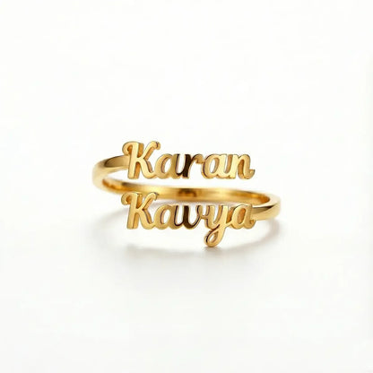 Customized Name Ring