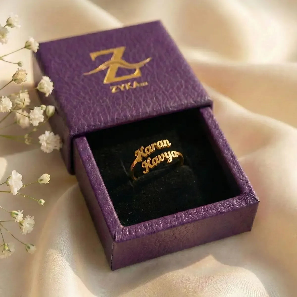 Customized Name Ring